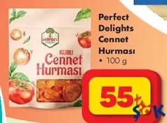 PERFECT DELİGHTS KURU CENNET HURMASI 100 G fiyat ve kampanya bilgisi